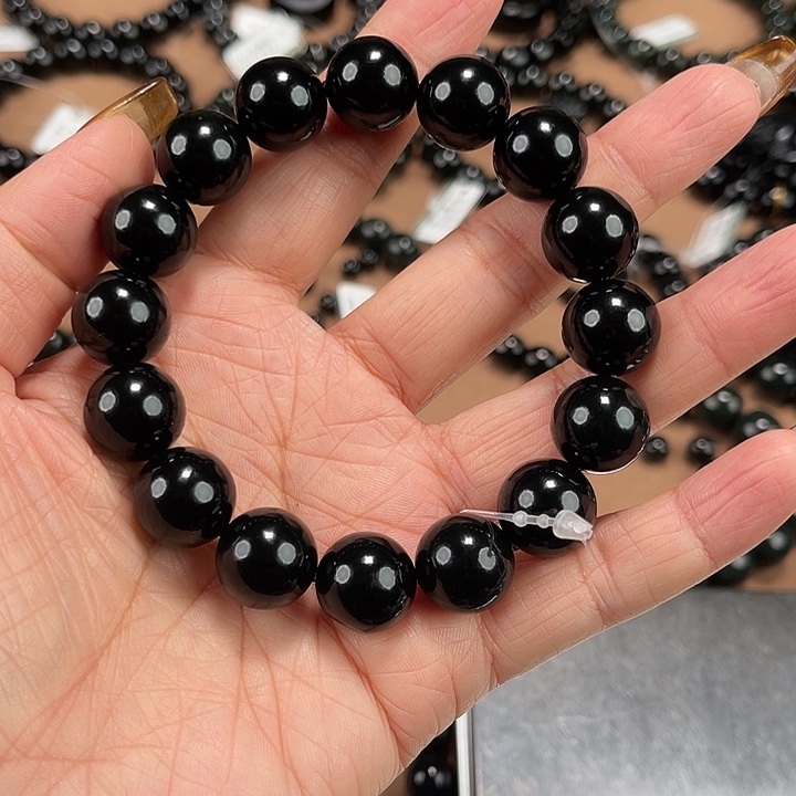 姜***山和田玉未镶嵌手链14