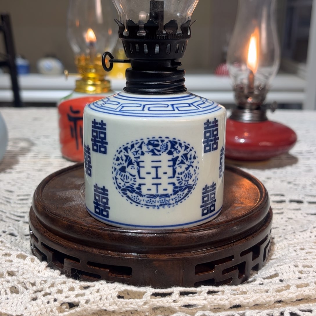 摆件景德镇陶瓷香薰灯