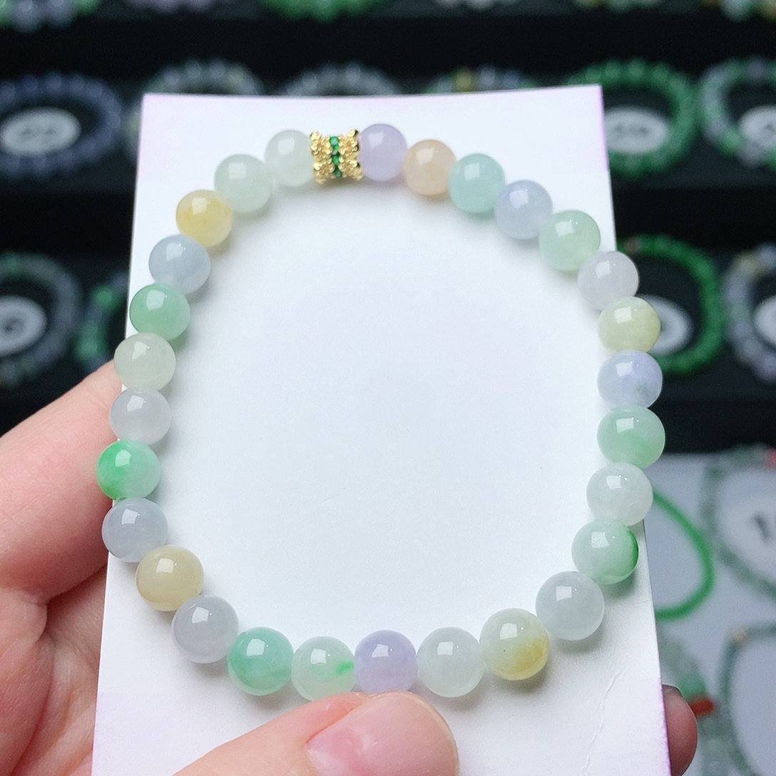 翡翠手链未镶嵌翡翠