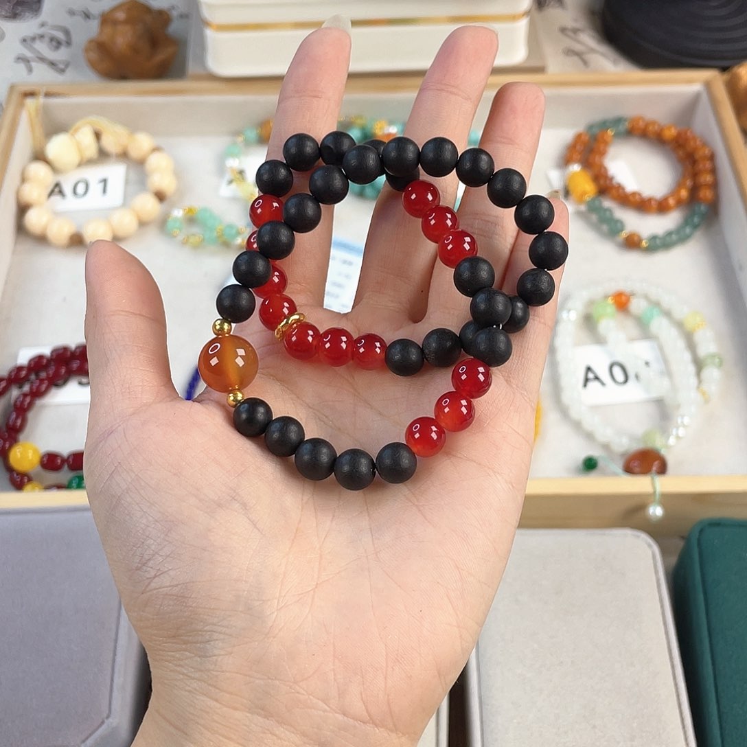 针钠钙石手饰银S925镀金镶嵌