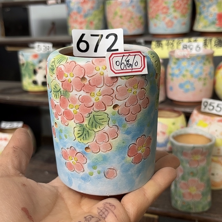 手工制作多肉花盆