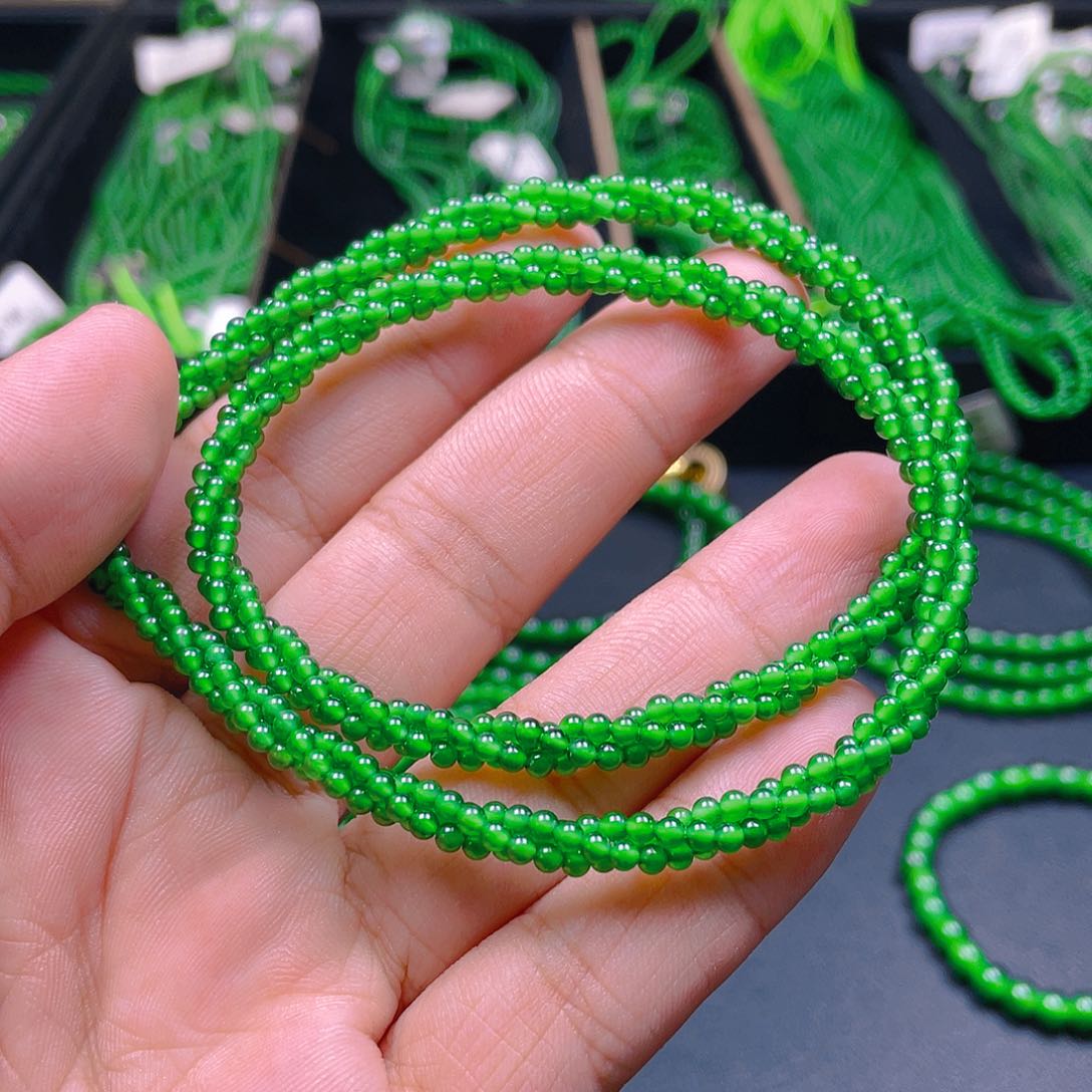 翡翠未镶嵌颈饰8888888888888