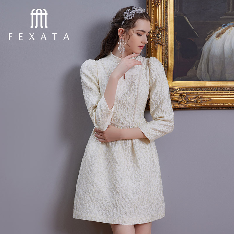 【小朱专属】FEXATA斐格思蓬松立体收腰娃娃裙连衣裙