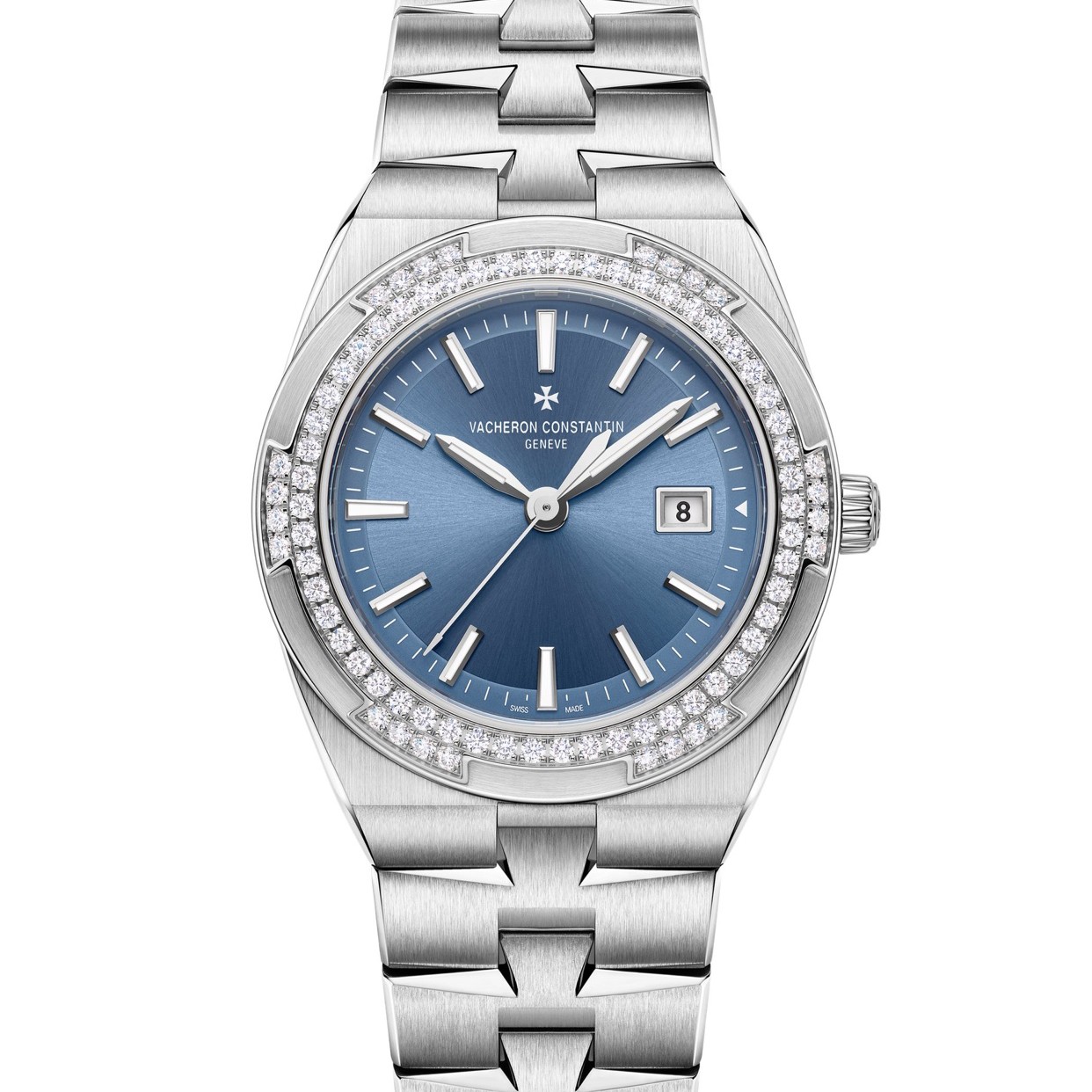 99新 Vacheron Constantin/江诗丹顿 纵横四海石英精钢33毫米    