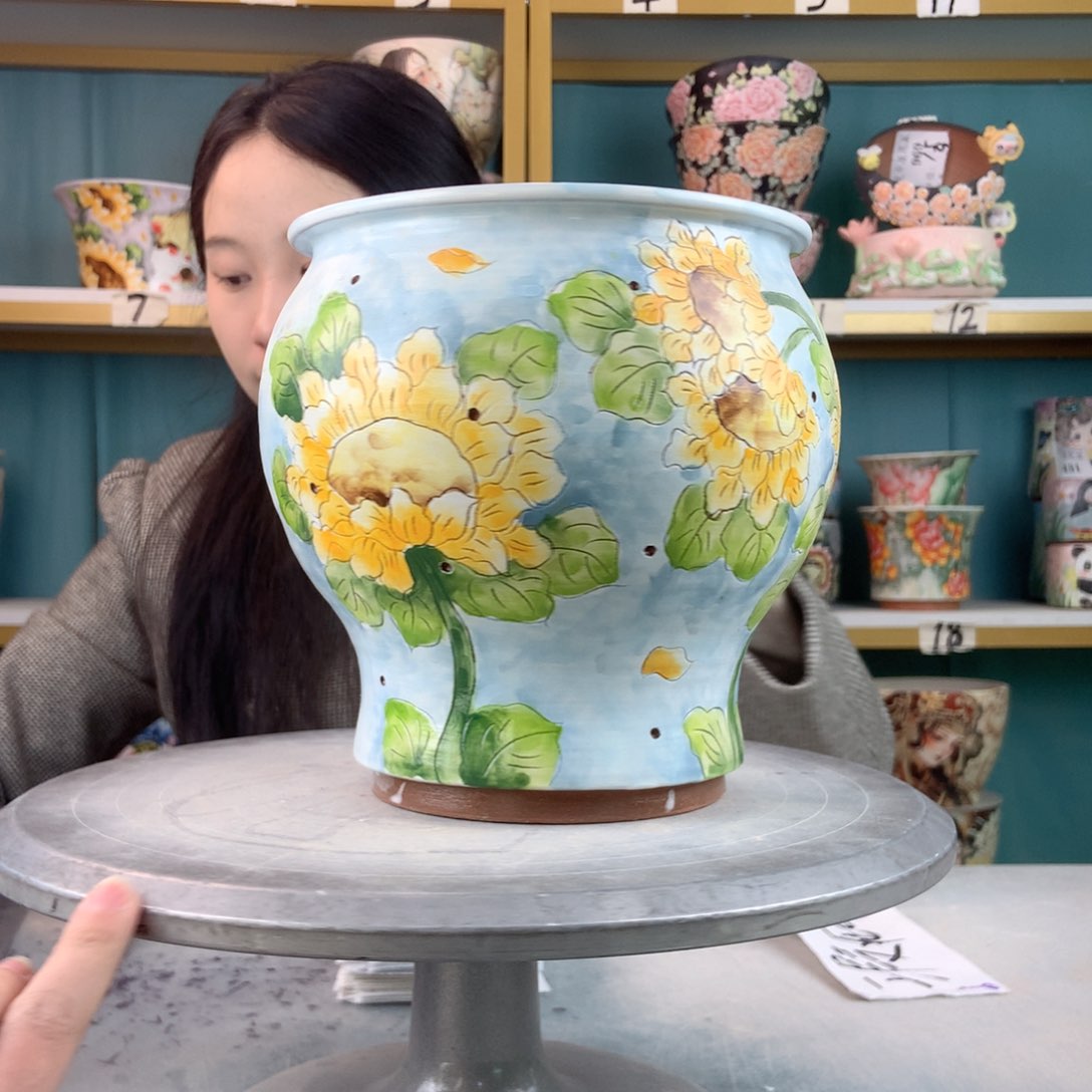 罐景德镇手工瑕疵688