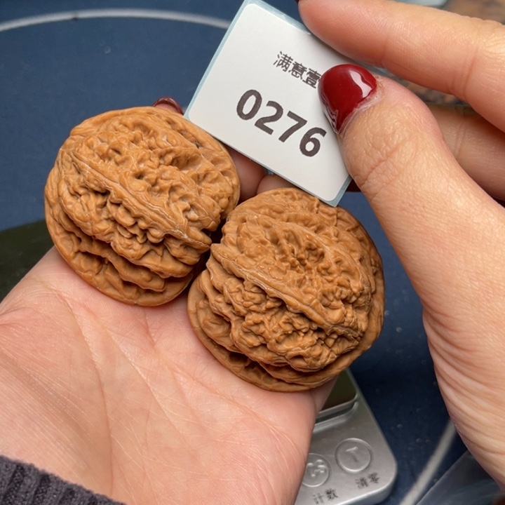 文玩核桃把件粗筋45