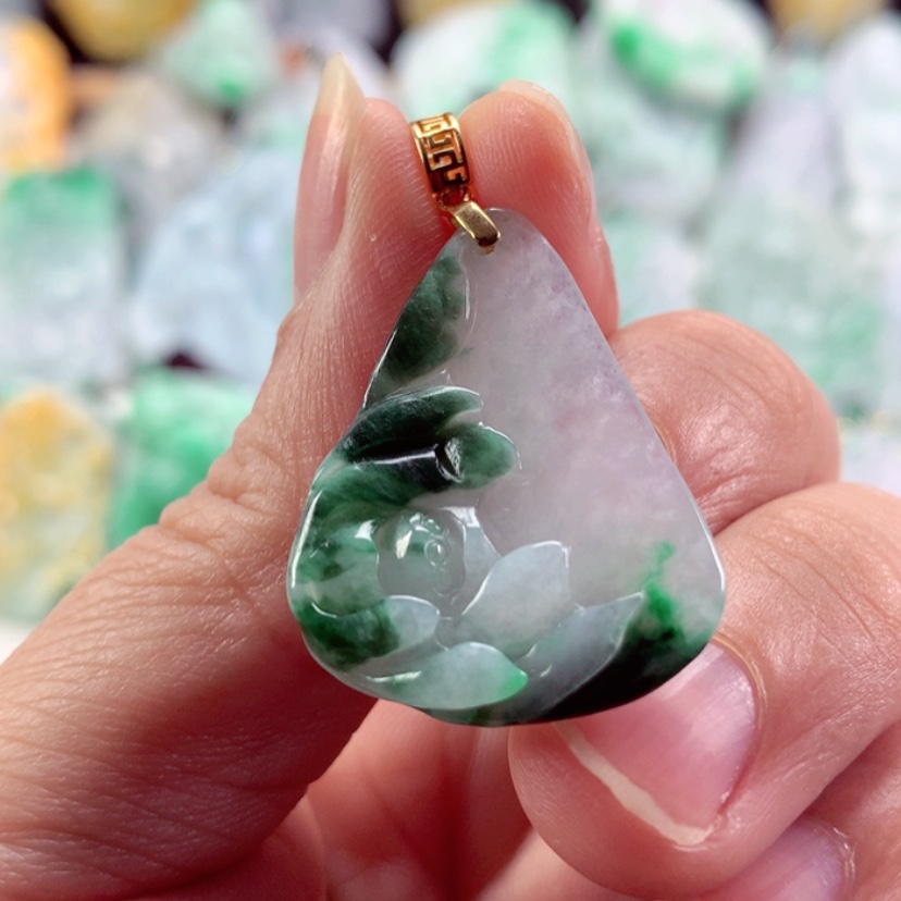 【闪购商品】翡翠吊坠(不含链)未镶嵌