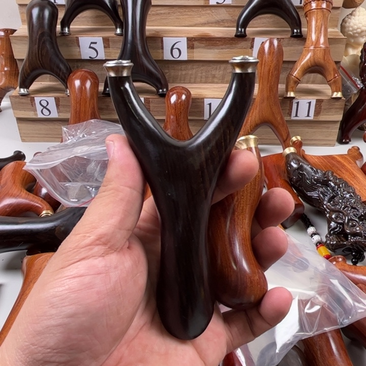 快压紫光檀火蓝刀锋