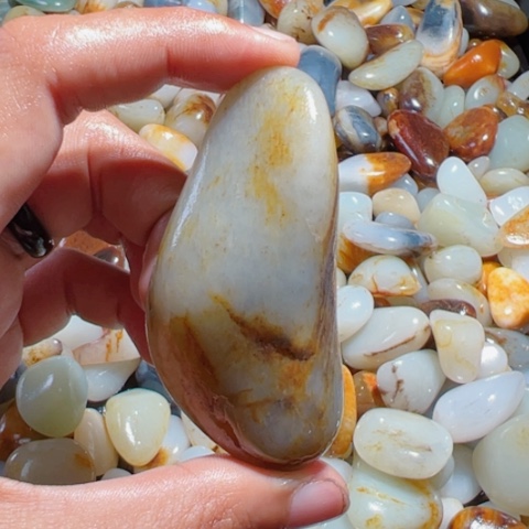 和田玉（糖玉）手链未镶嵌1-