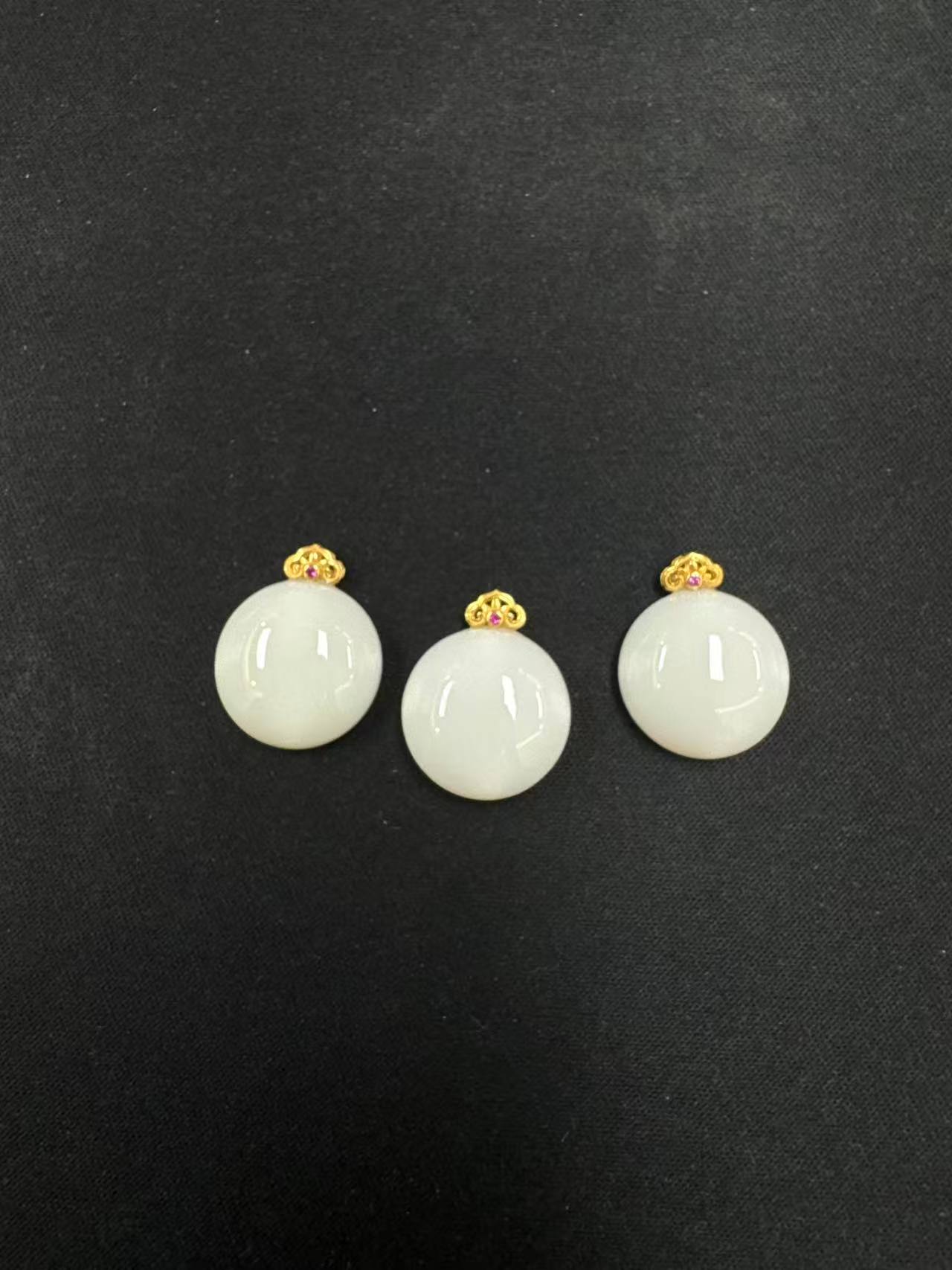 18k米达圆牌吊坠*（多样性单个发货）