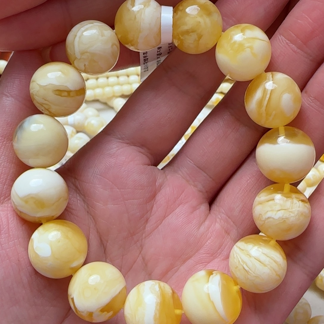 琥珀手链未镶嵌蜜蜡