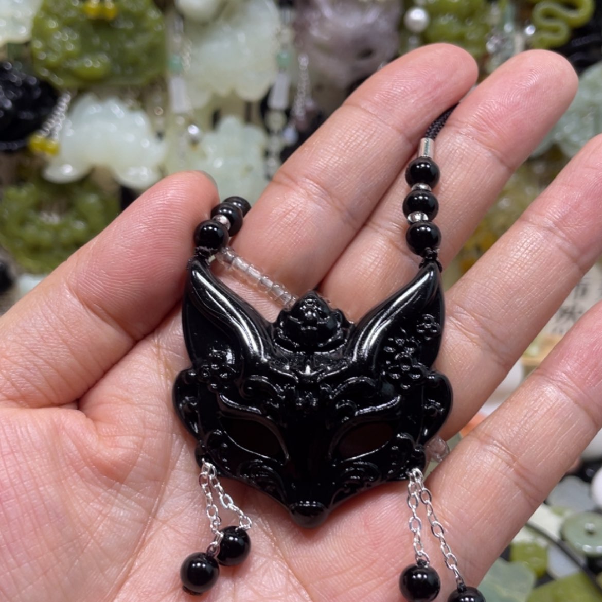 【闪购商品】岫玉颈饰未镶嵌16吊坠