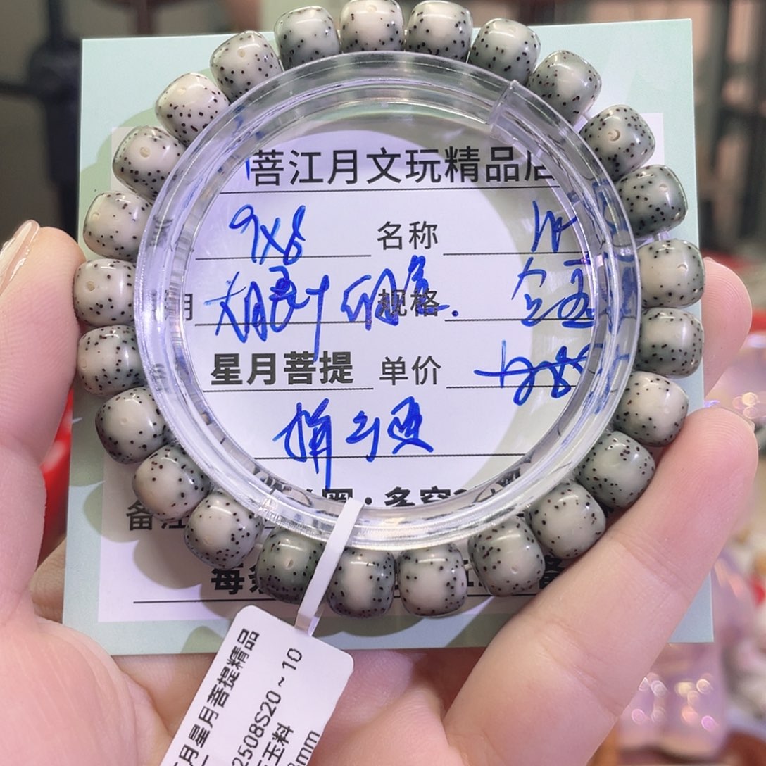 星月菩提手串星月菩提海南同枝果A19
