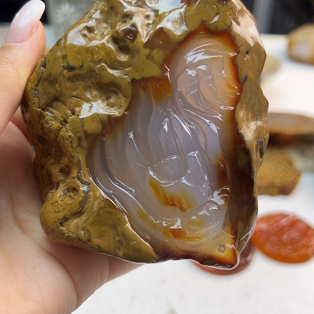 玛瑙/玉髓未镶嵌颈饰