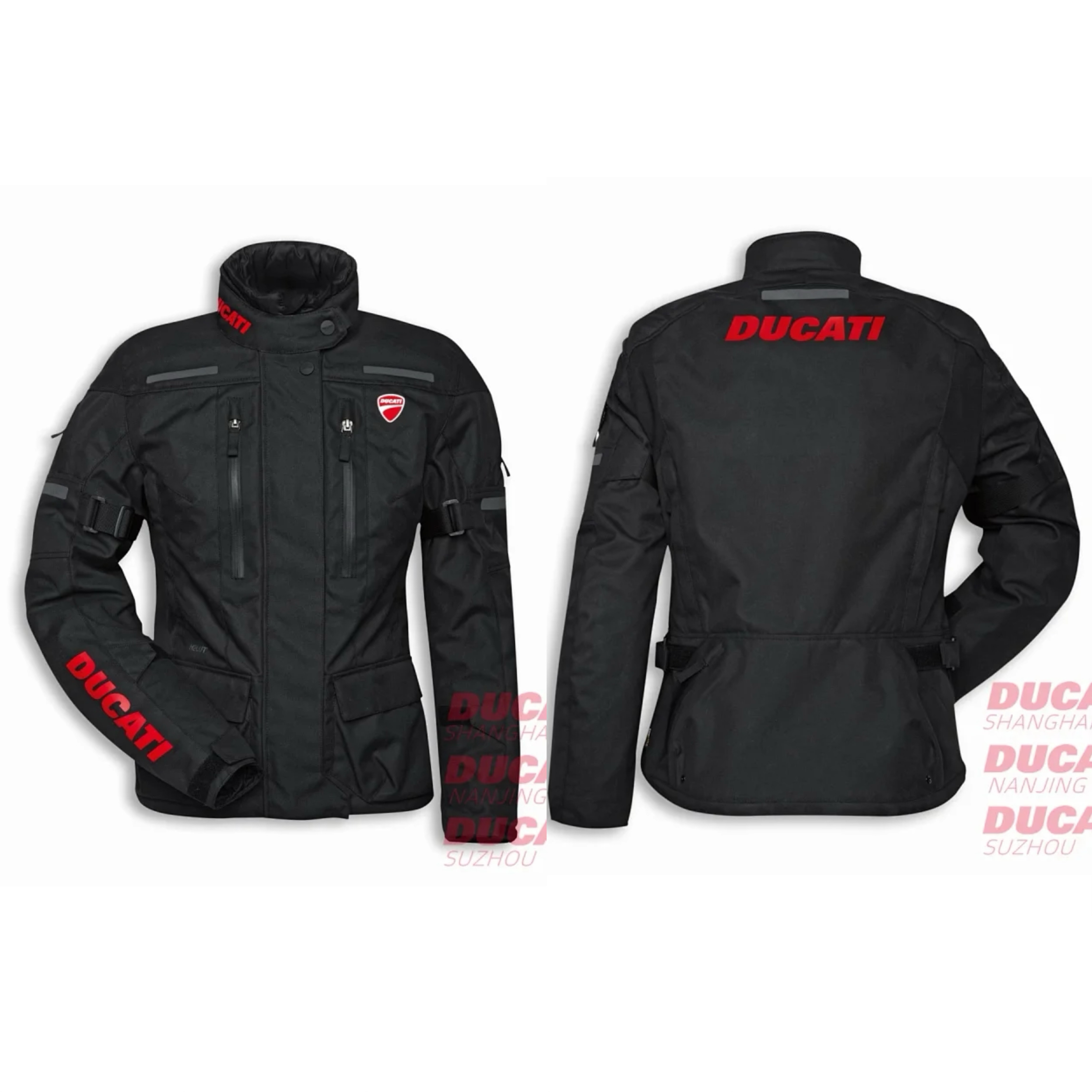 杜卡迪 Ducati Tour C4 女款 织物夹克-黑色