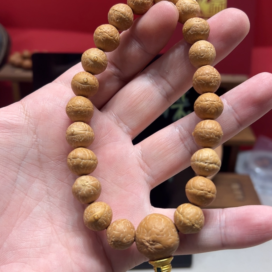 手串凤眼菩提12mm尼泊尔凤眼菩提单圈
