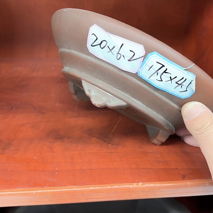 紫砂花盆紫砂的颜色很好看呀