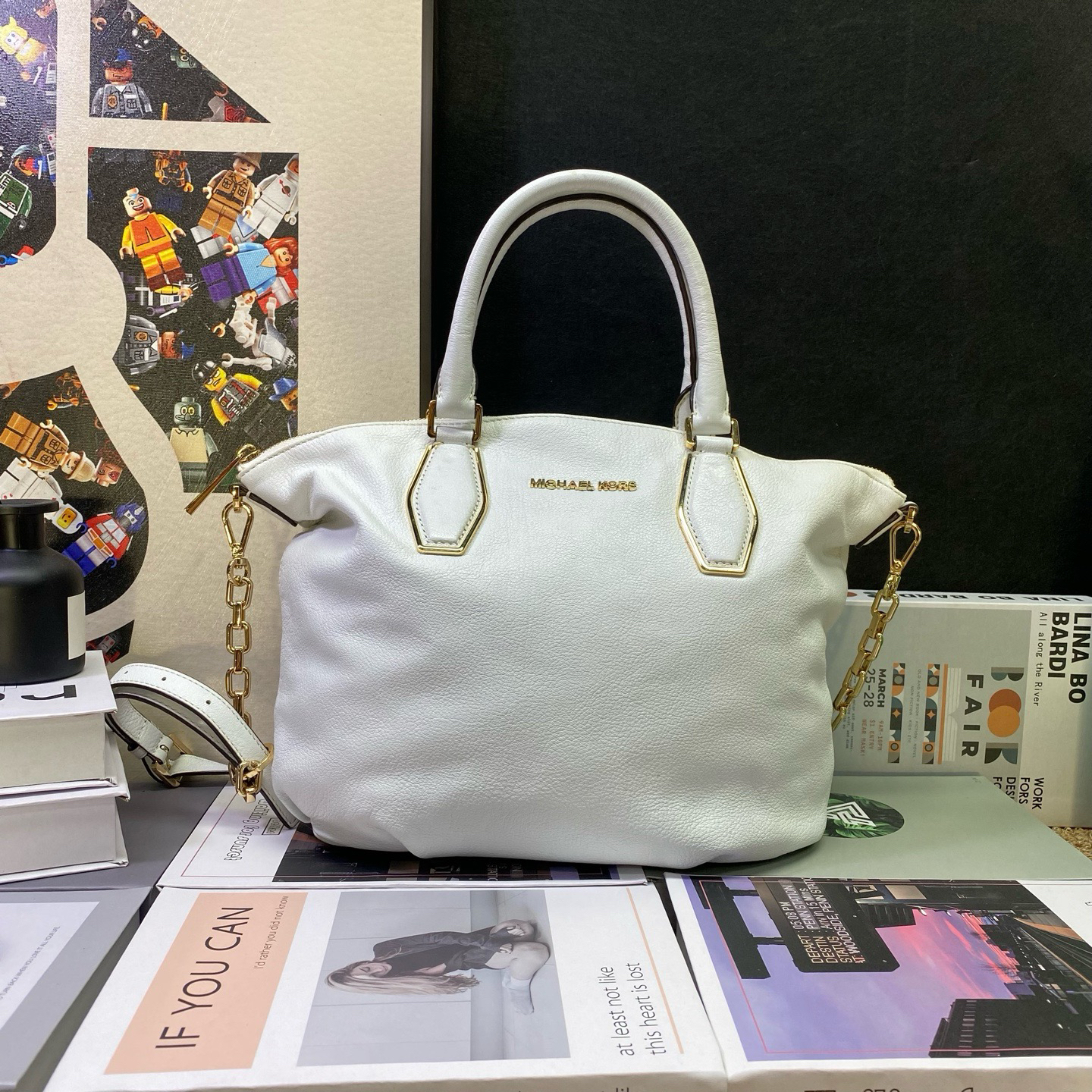95新 MICHAEL KORS/迈克高仕 22832斜挎包25*27