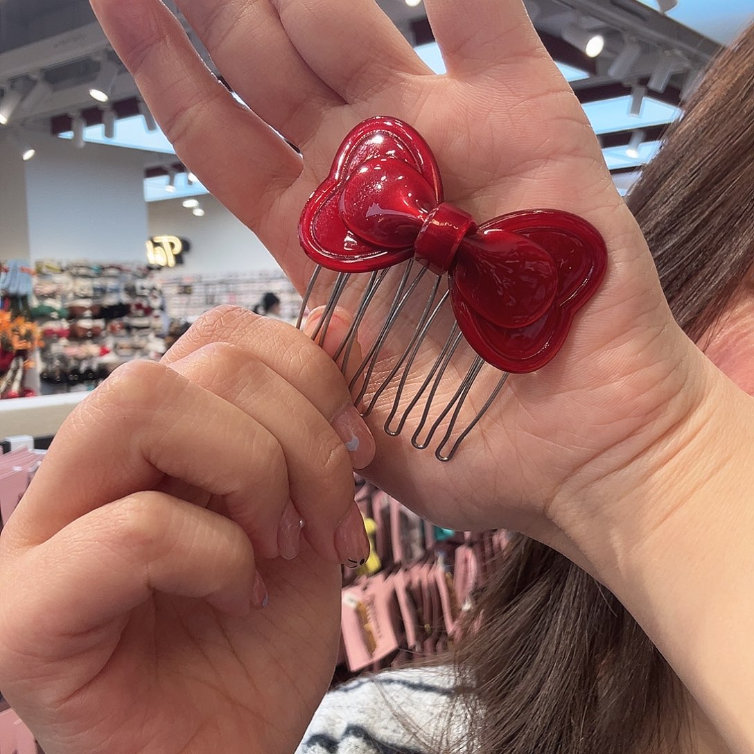 布艺铁合金一只插梳