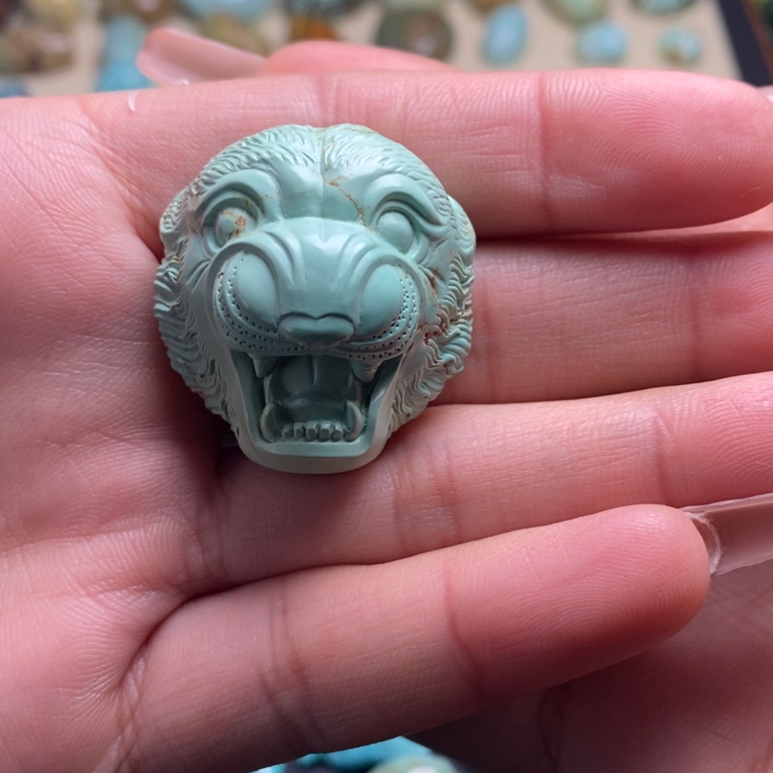 绿松石珠宝奇石未镶嵌