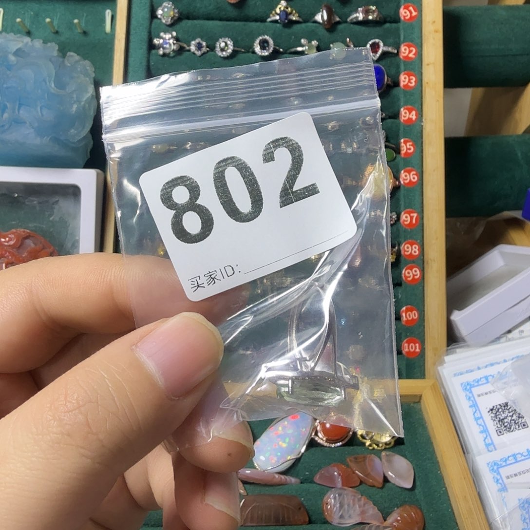 晚***情戒指银S925镶嵌水晶