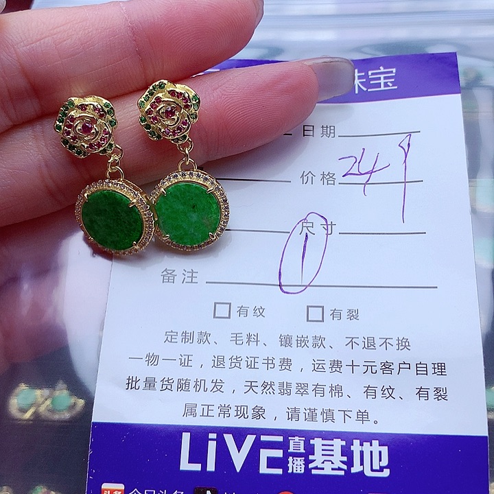 翡翠颈饰银S925镶嵌翡翠