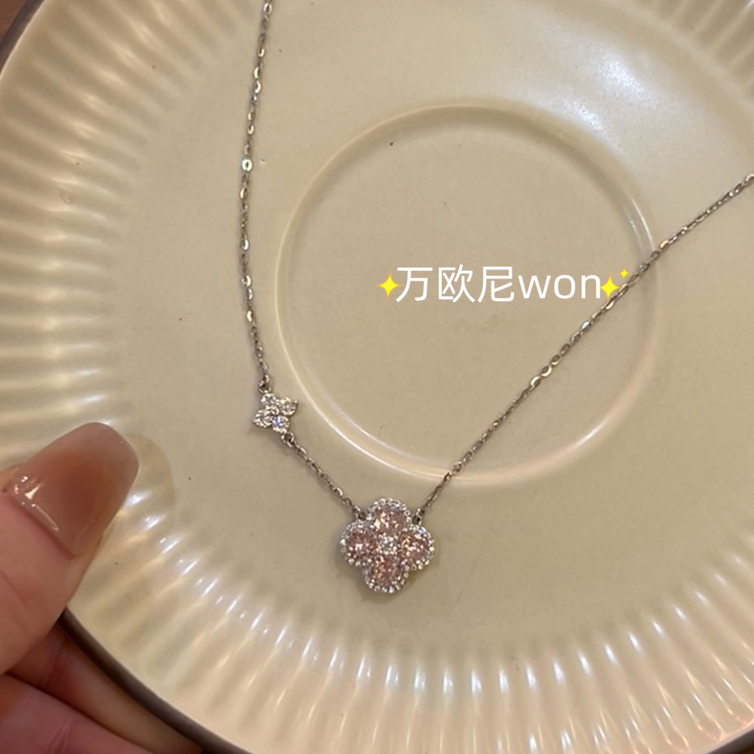 坠链均925银合成锆石 CHANGE x 爆闪小四喜项链 轻奢气质主X369