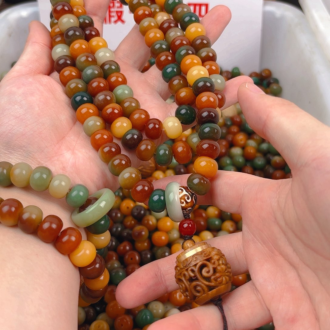 吊坠菩提根/象牙果敦煌108成品