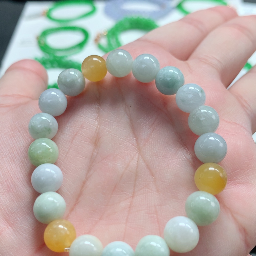 翡翠未镶嵌手链翡翠