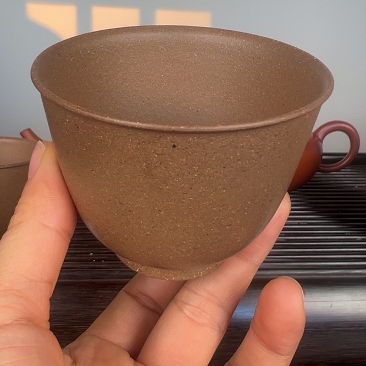 善***先紫砂茶壶主人杯老段泥