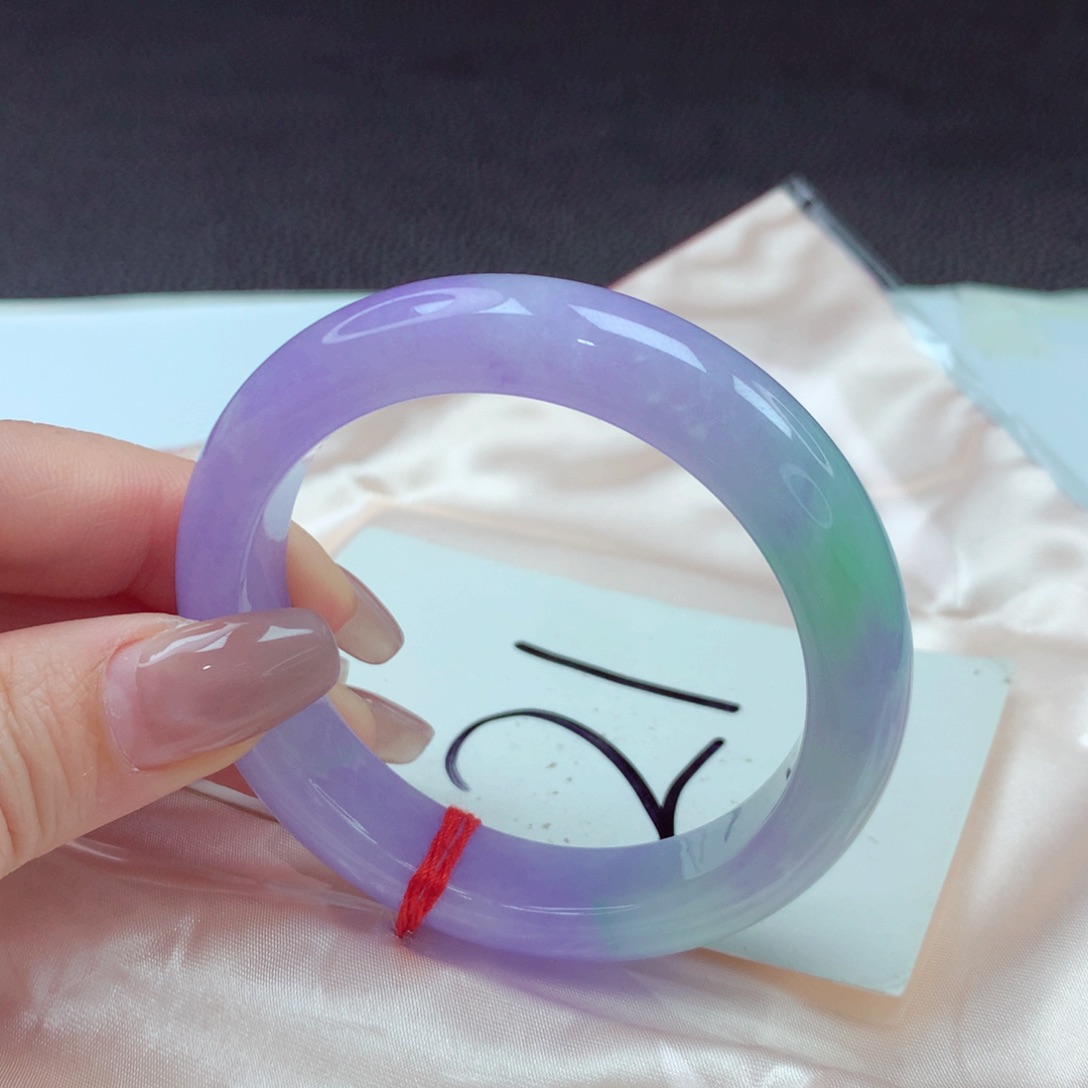 翡翠手镯未镶嵌安***～手镯52