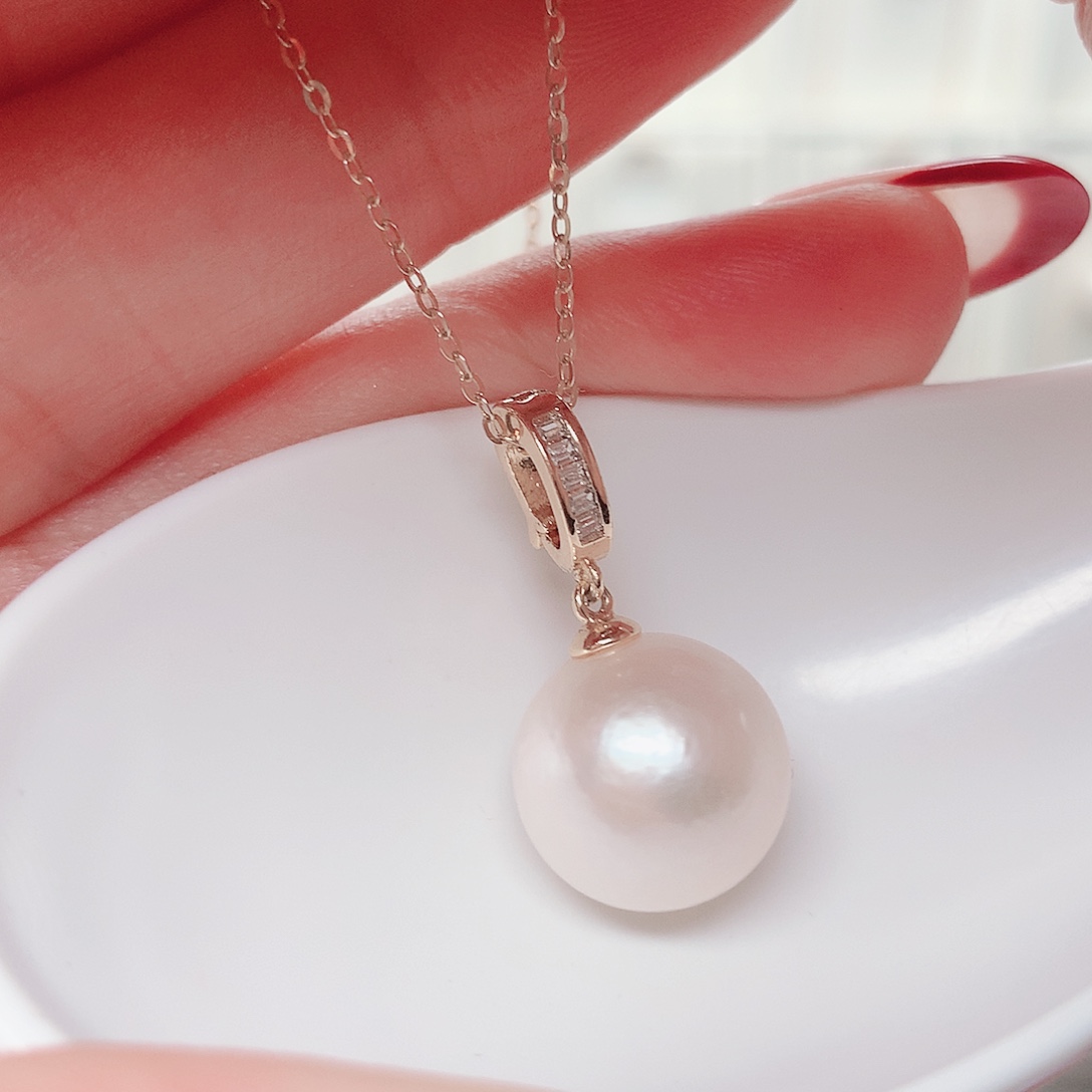 淡水珍珠吊坠(赠链)合金