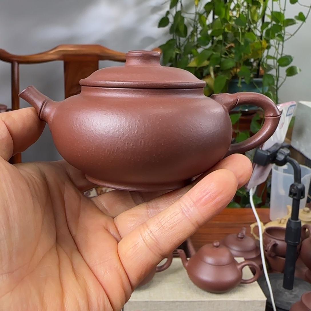 茶壶紫砂小君竹壶