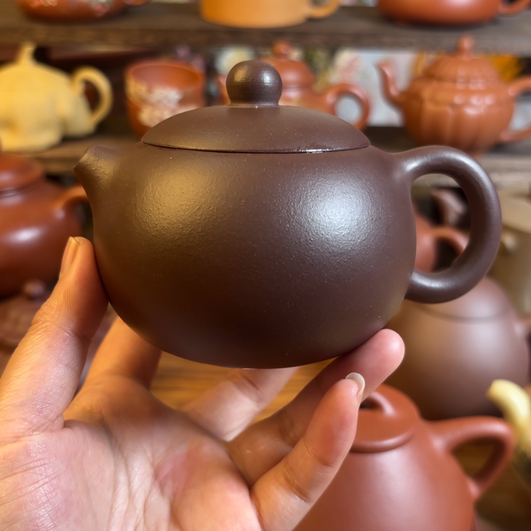 茶壶紫砂半手工紫泥西施230cc