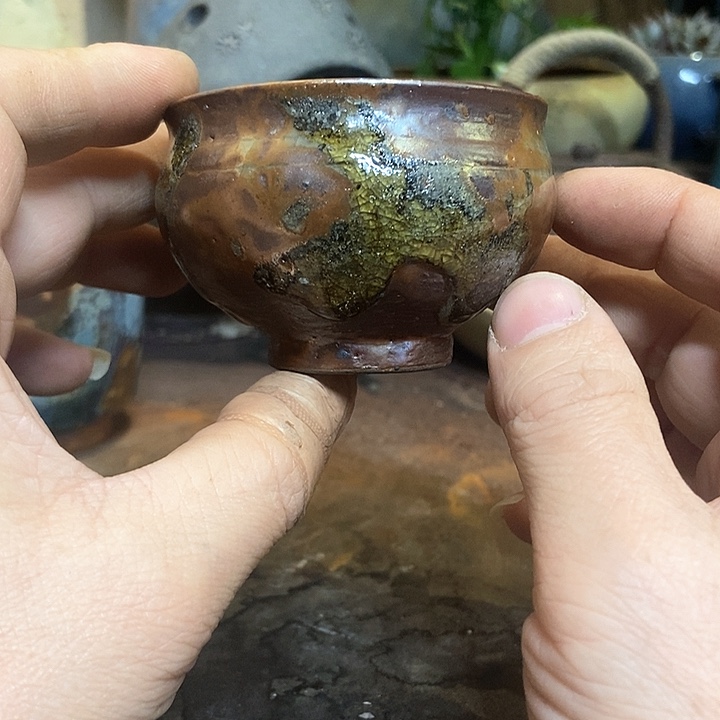 盘手工高温原矿窑变