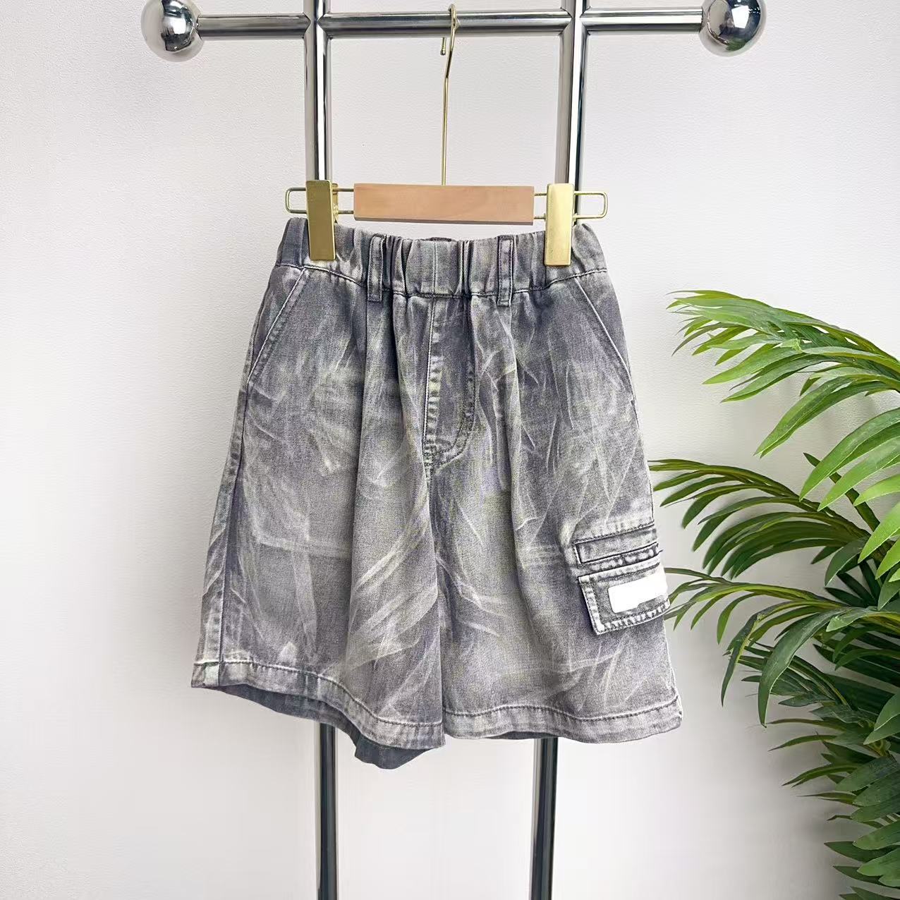 【X460】灰色牛仔裤B0-6