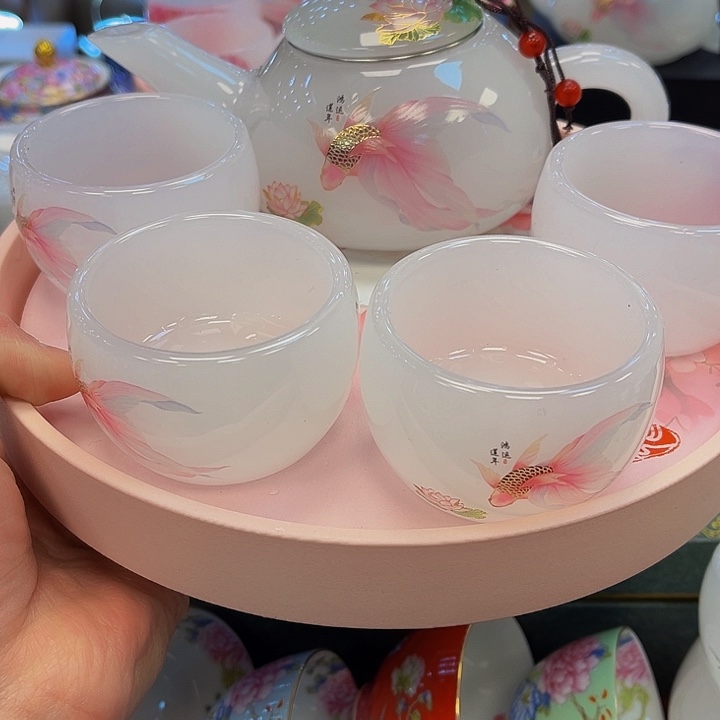 段泥茶杯图一下午兔兔小心翼翼小心翼翼