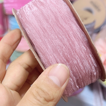 4的皱皱纱豆沙色25码