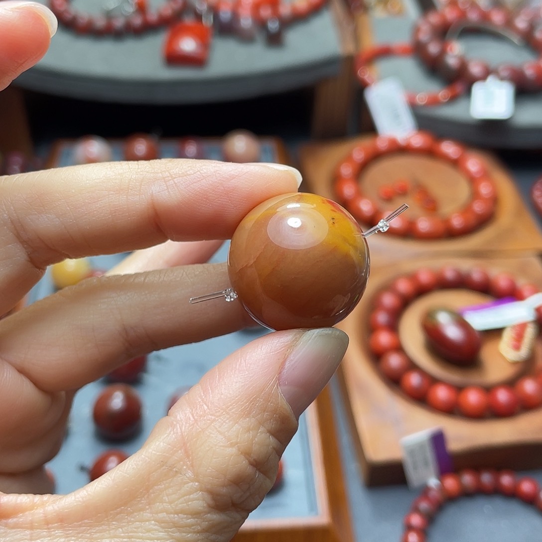 未镶嵌单珠22多样性发1南红玛瑙