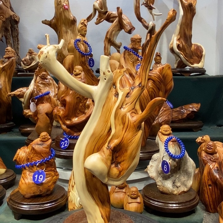 柏木（崖柏）崖柏摆件这一家