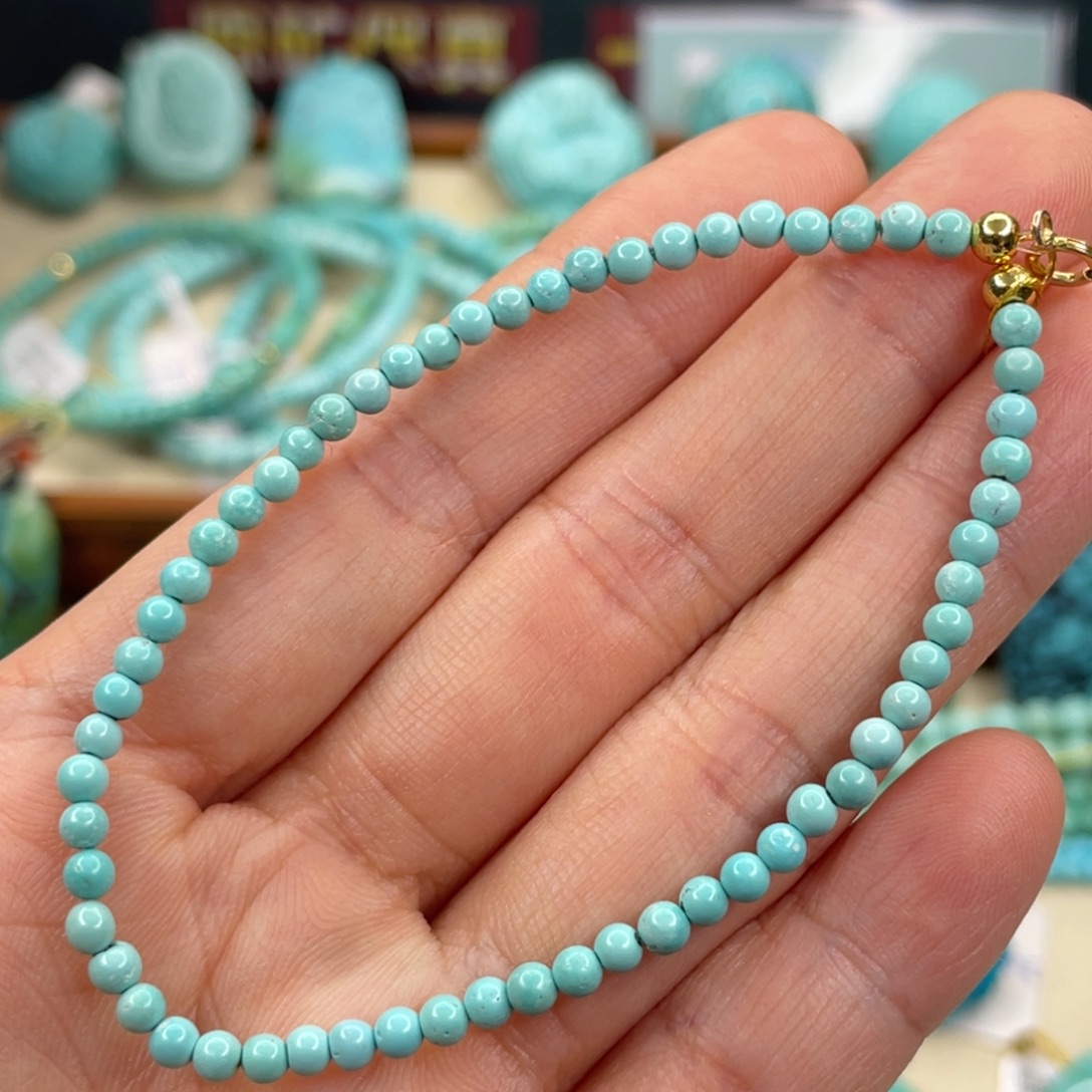 绿松石未镶嵌挂件