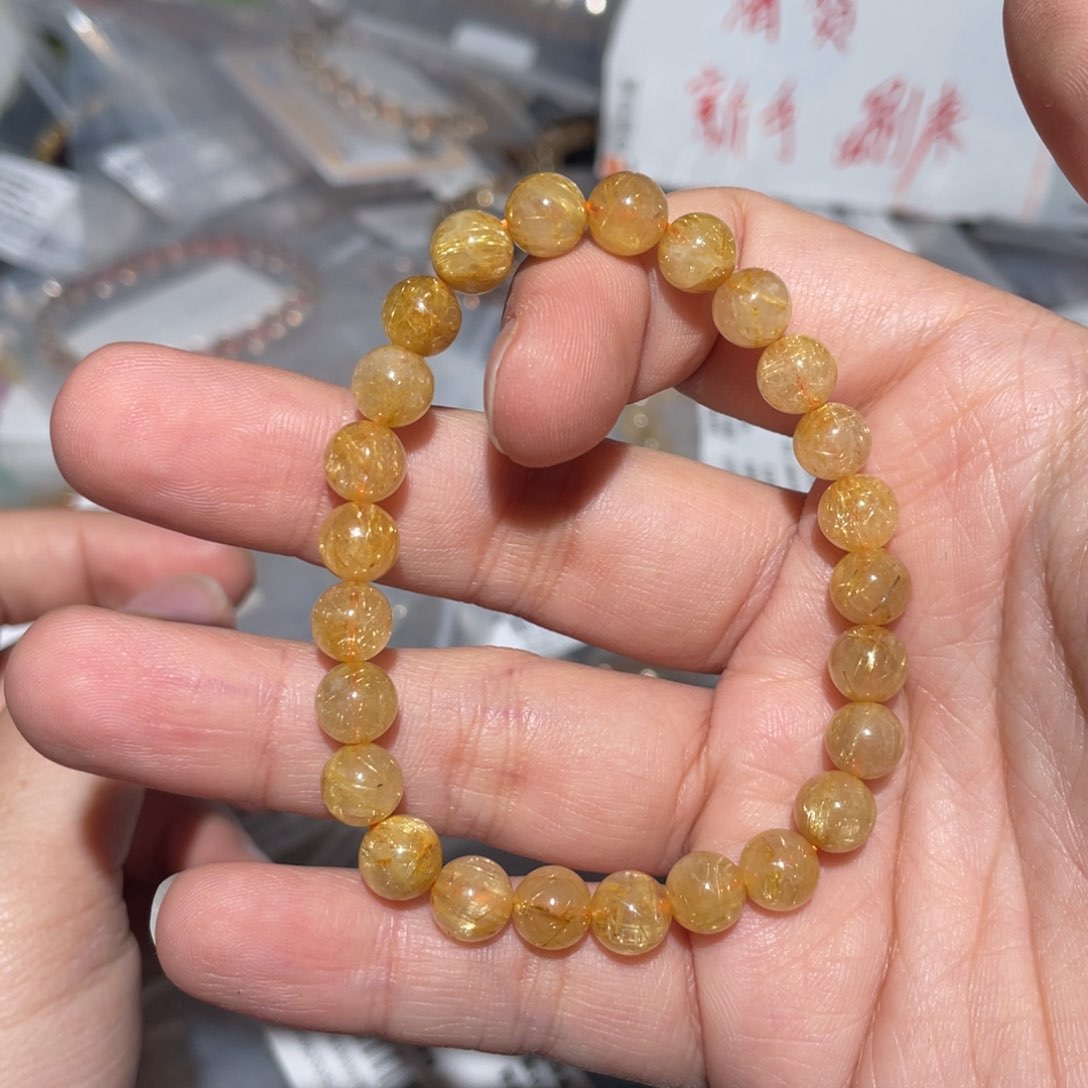 水晶手链未镶嵌星***糖手链