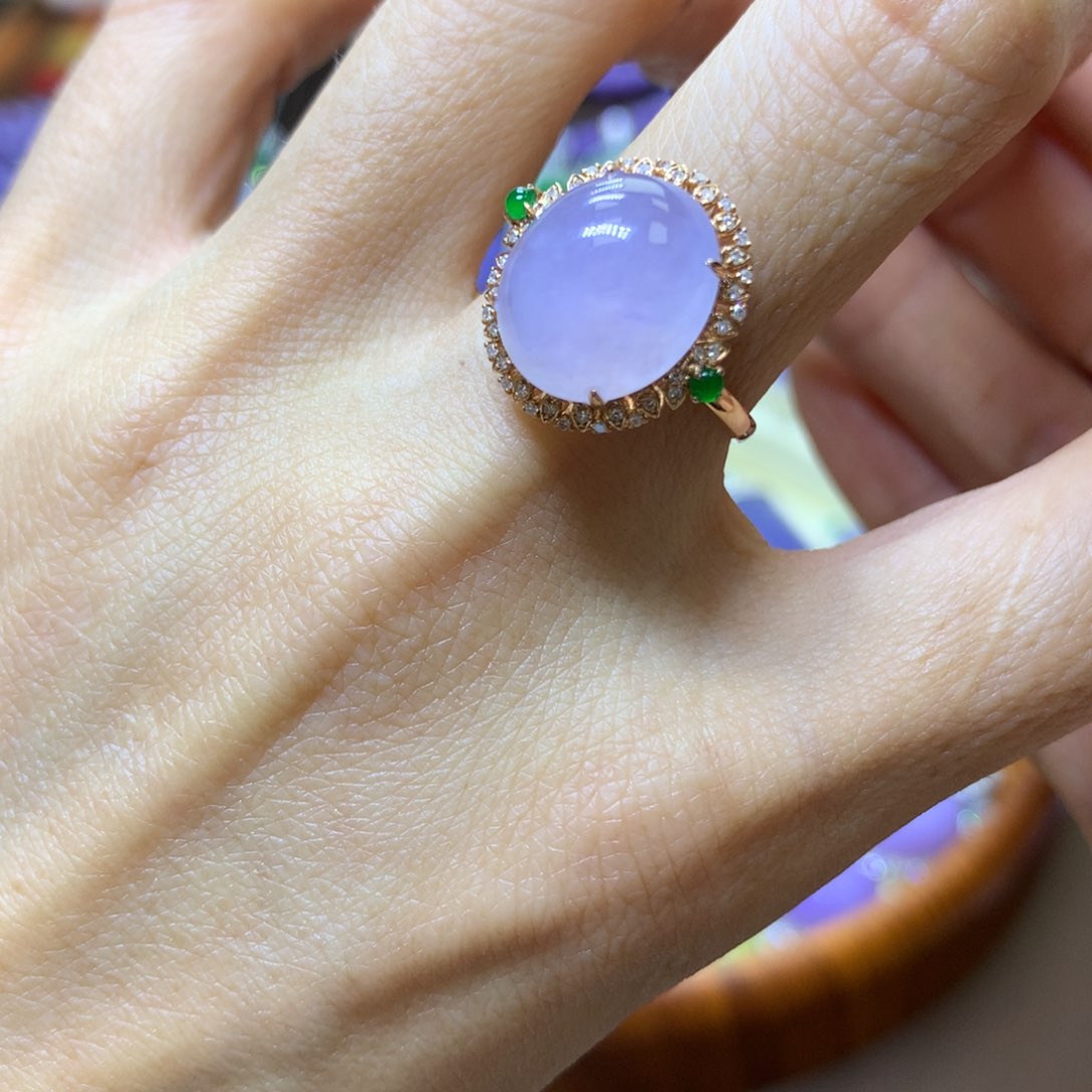 【闪购商品】翡翠颈饰18K金镶嵌翡翠