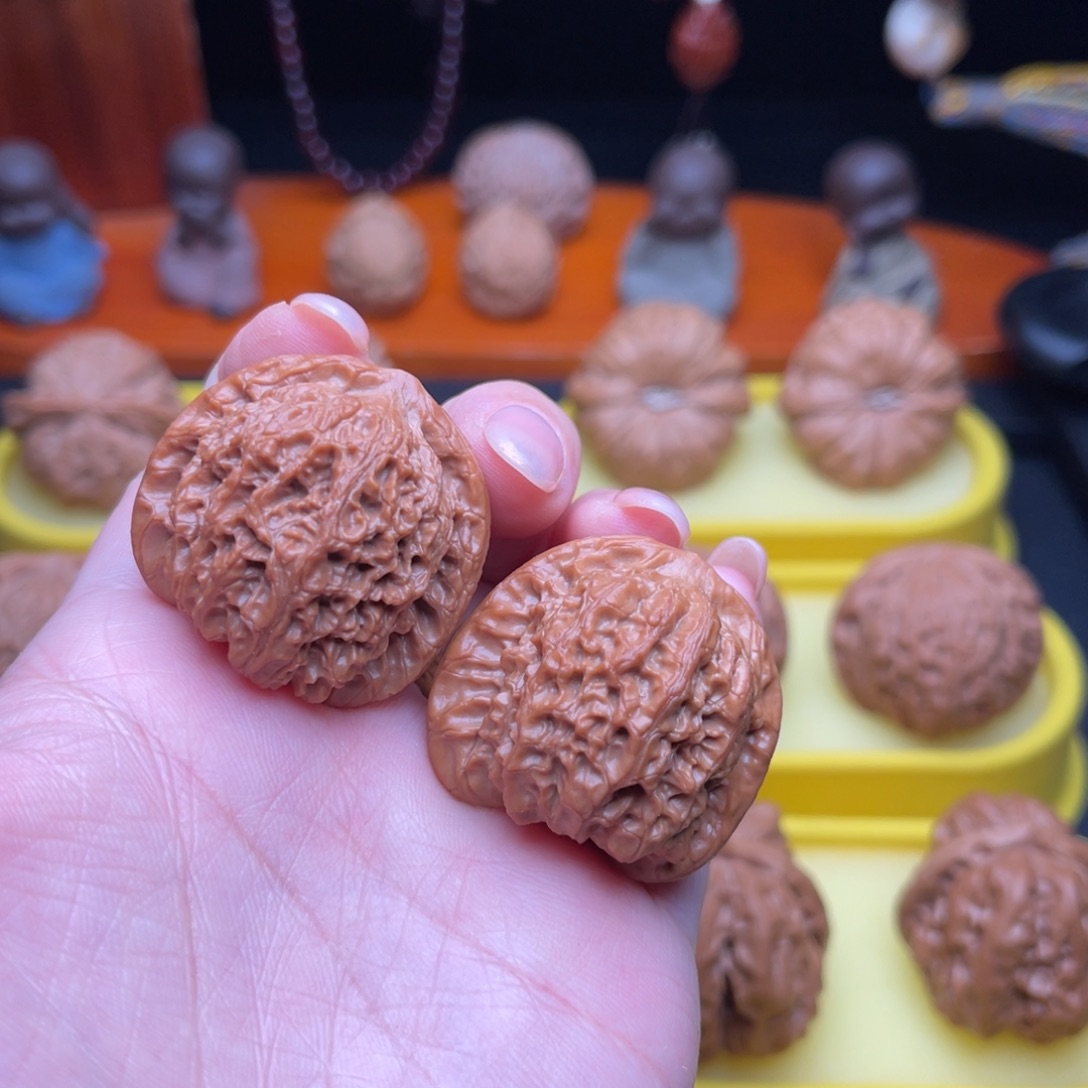 把件文玩核桃35血麒麟