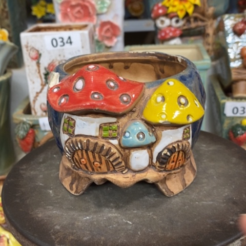 【闪购商品】红陶粗陶材质多肉花盆