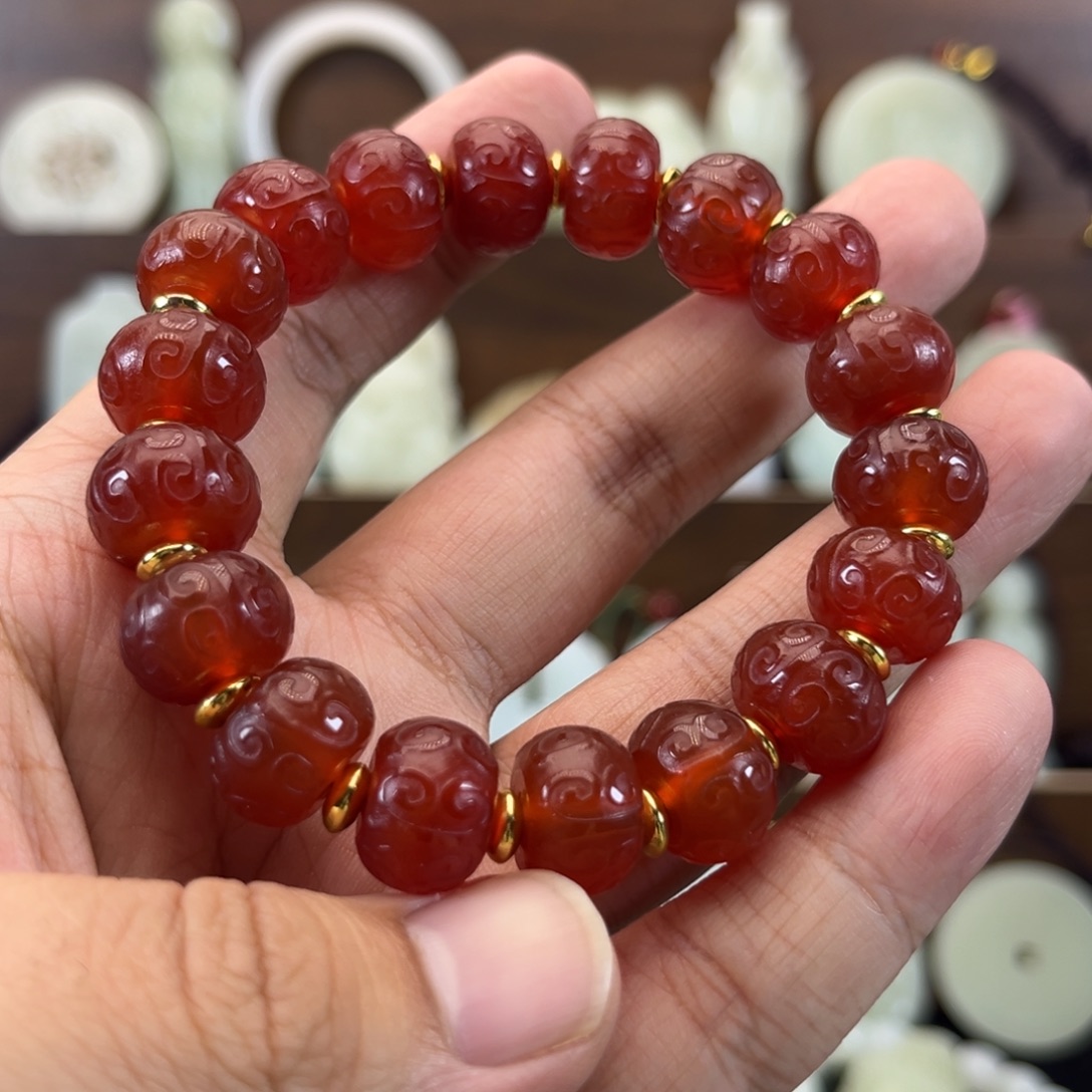 玛瑙/玉髓未镶嵌颈饰