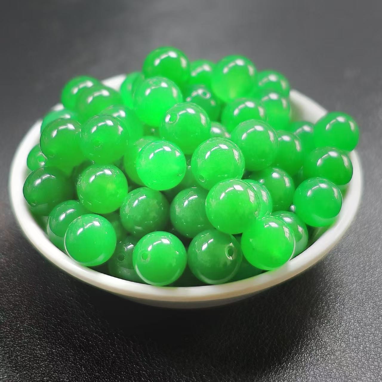 【散珠批发】w438冰阳绿10MM*20颗