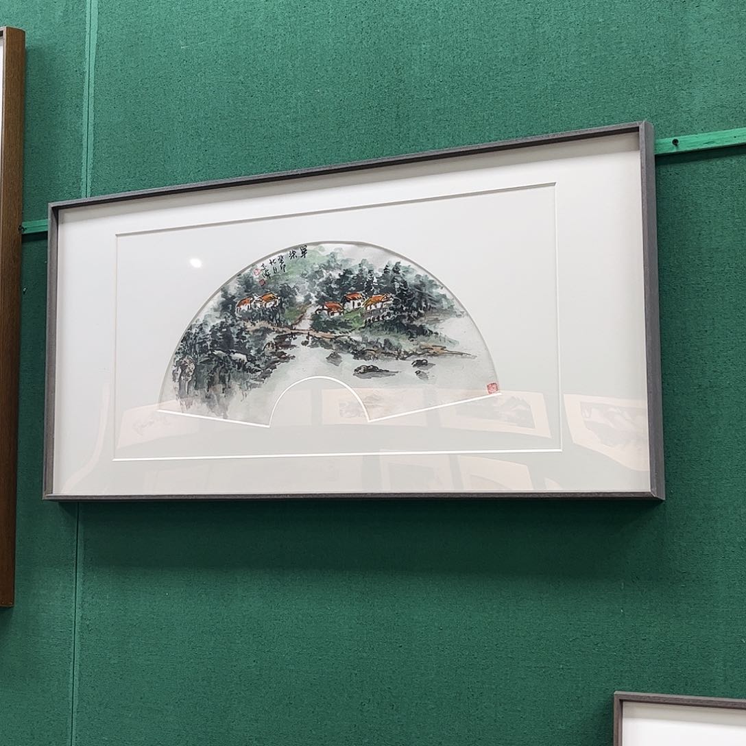 国画王志伟带框精装裱福利