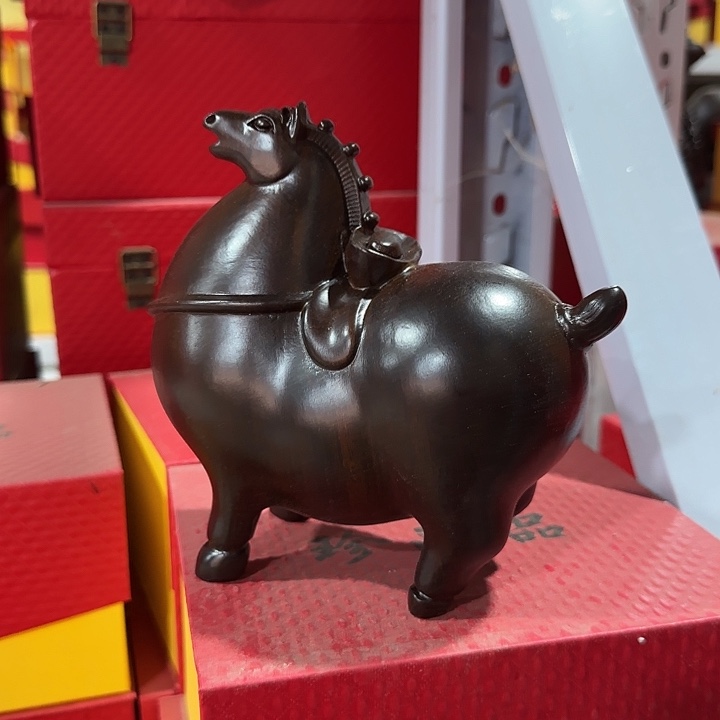 木黑檀木15胖唐马一只