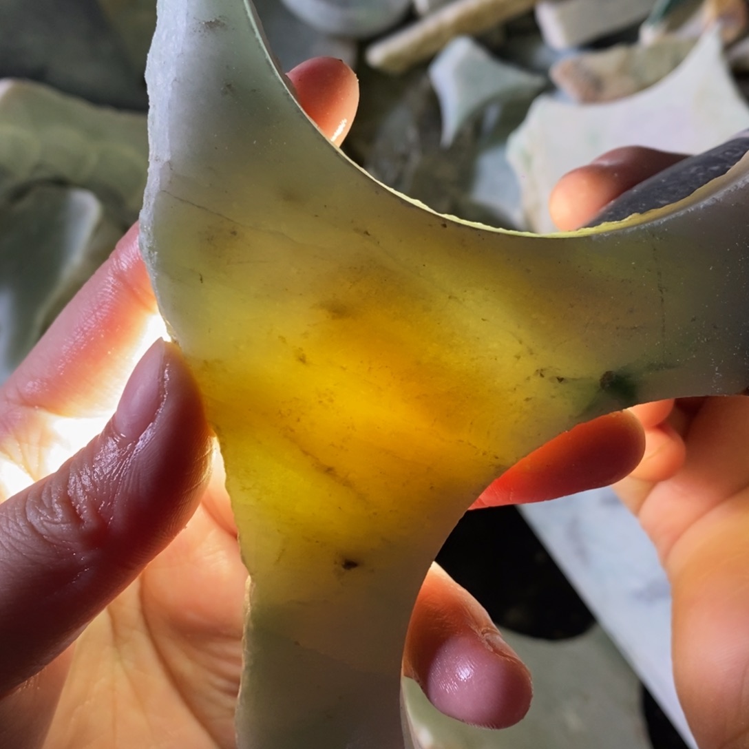 颈饰未镶嵌翡翠天然翡翠
